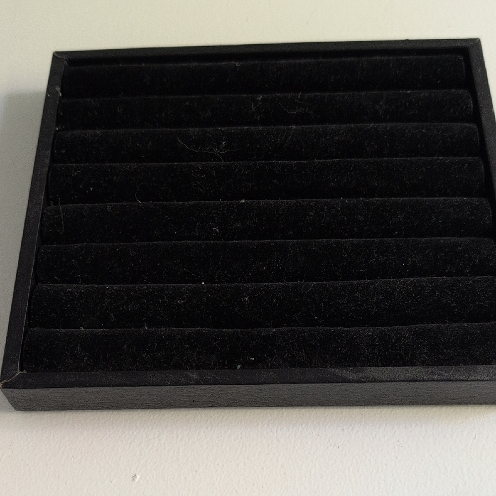 Black Jewelry Display Tray